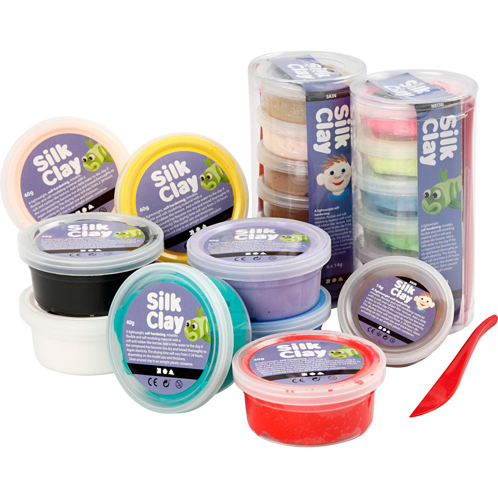 Silk clay ®, varios colores, 22 cajas 1 caja