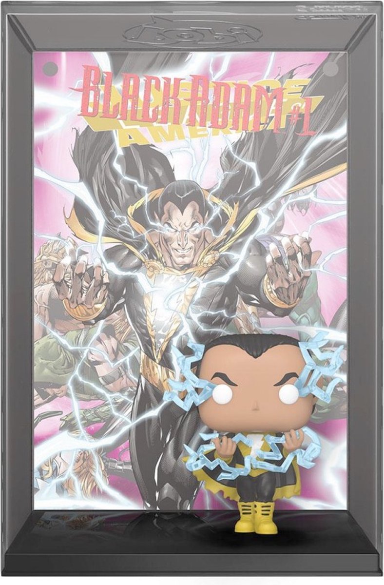 Funko Black Adán (brilla en la oscuridad) - ¡pop! portada cómica - figura de adán negro