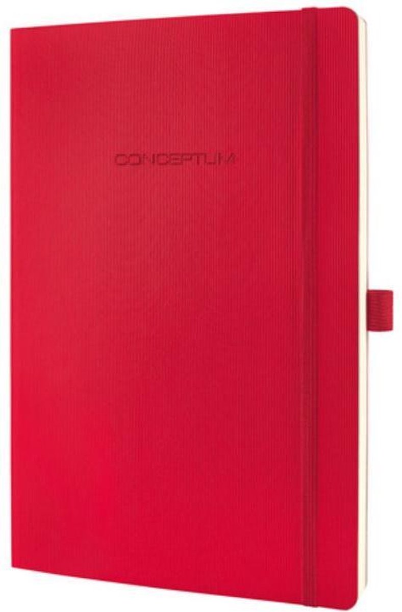 Quaderno Sigel - conceptum pure - a5 - copertina morbida - rosso - 194 pagine - 80 grammi - linea - si-co325
