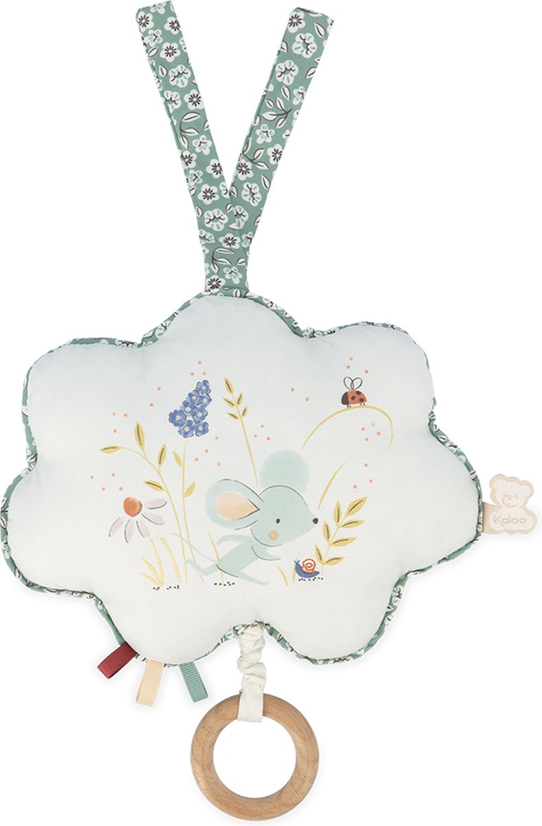 Kaloo petites chansons - móvil musical - raton verde - bebe