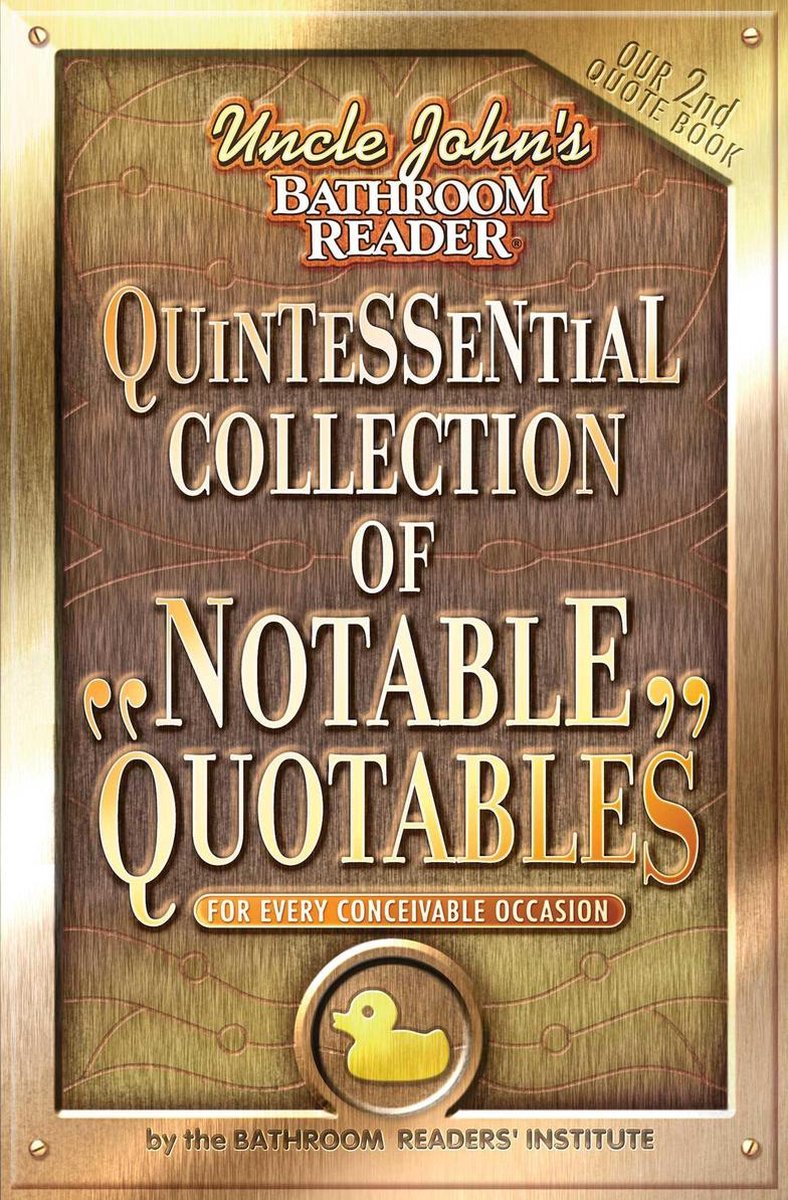 Colección por excelencia del lector del baño del tío John de citas notables
