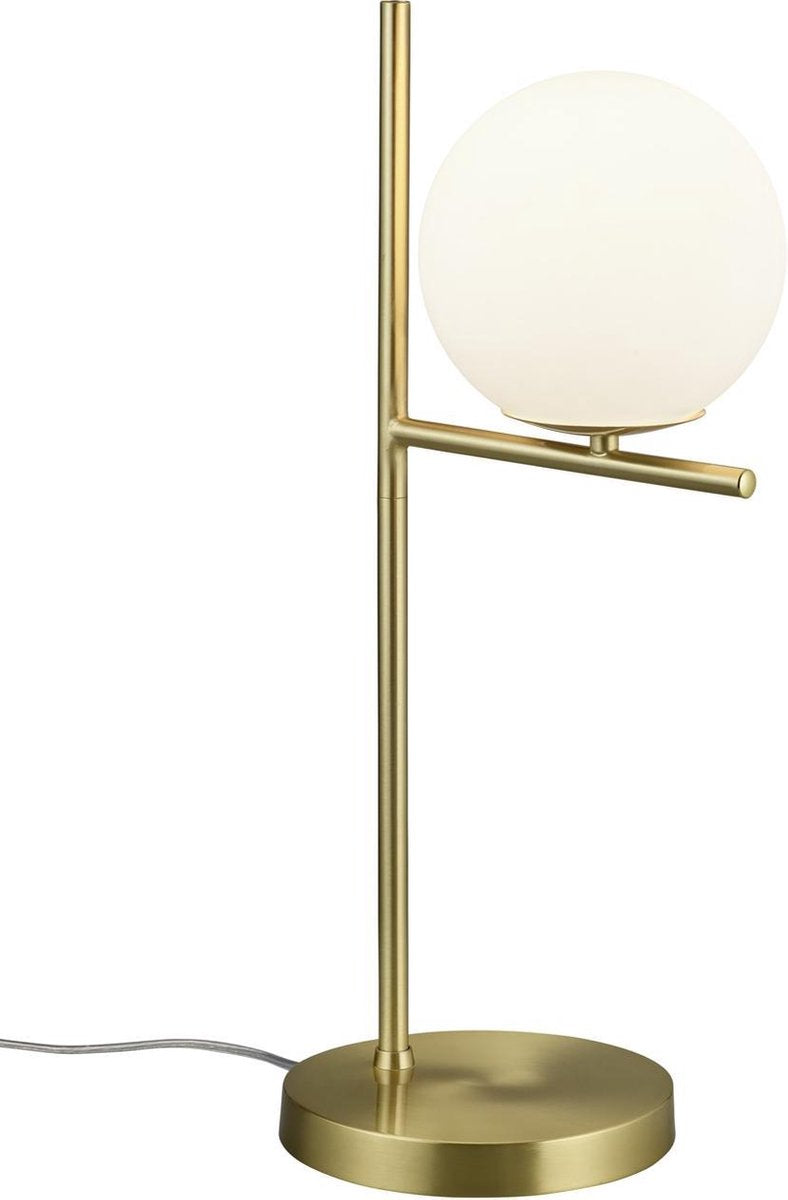 Trio pure - tafellamp - messing mat - excl. 1x e14 3,5 w - verlichting omhoog en omlaag