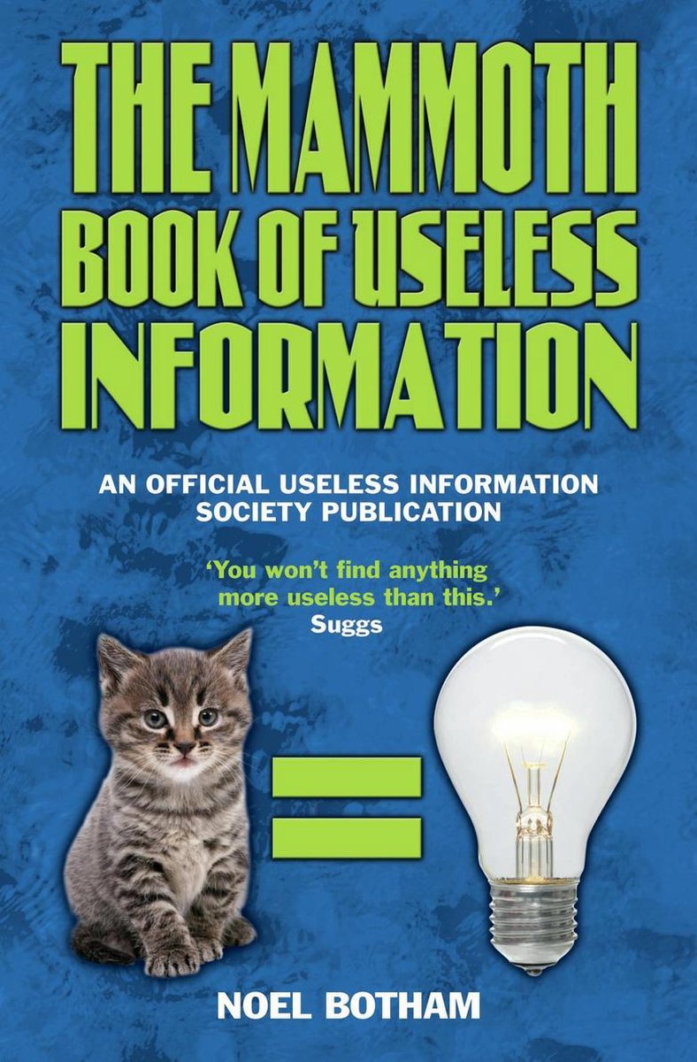 El gigantesco libro de información inútil.