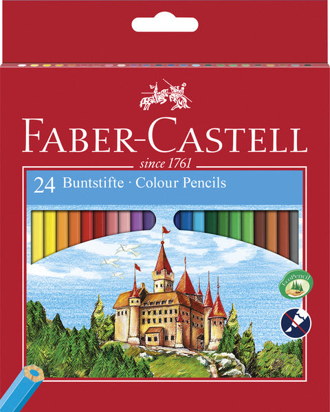 Faber Castell Faber Castell FC-120124 Lápices de colores en Cardboard Penny A 24st.