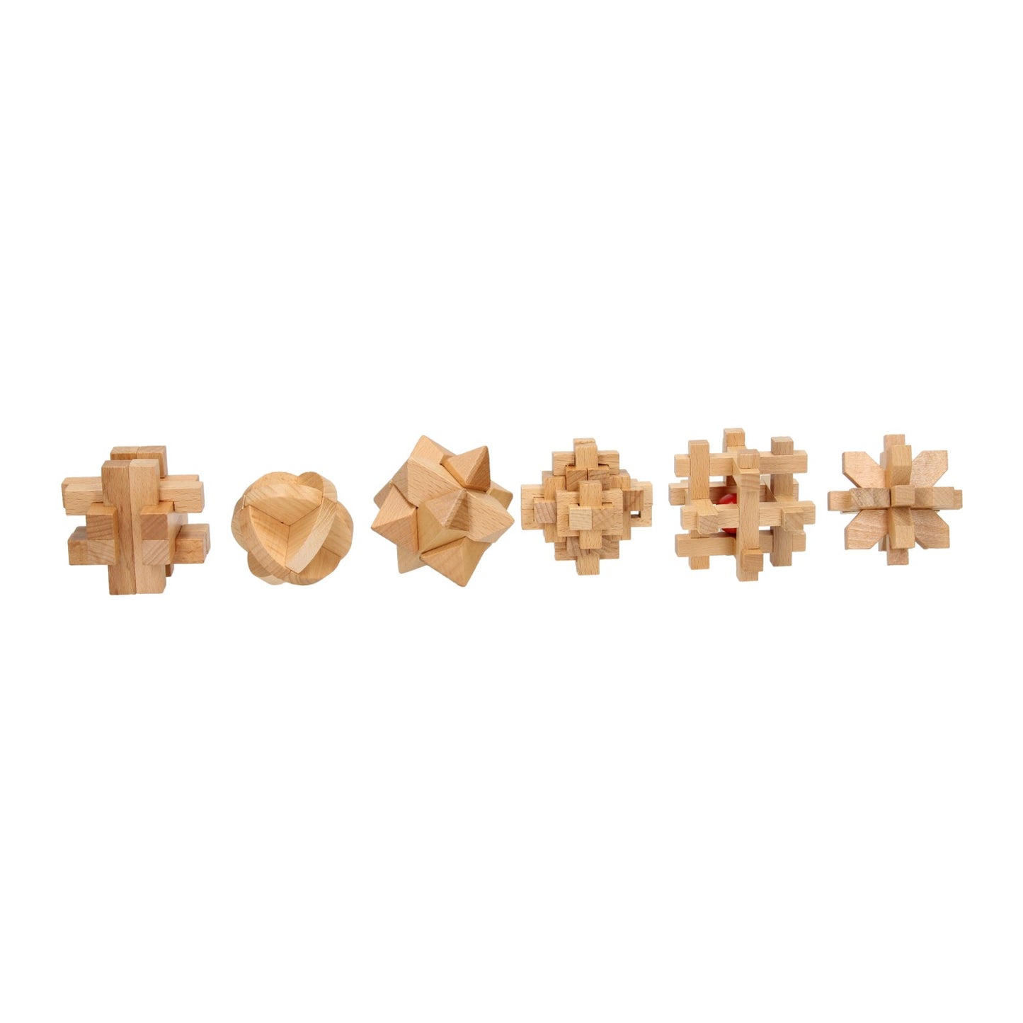 Set di puzzle cerebrale in legno, 6st.