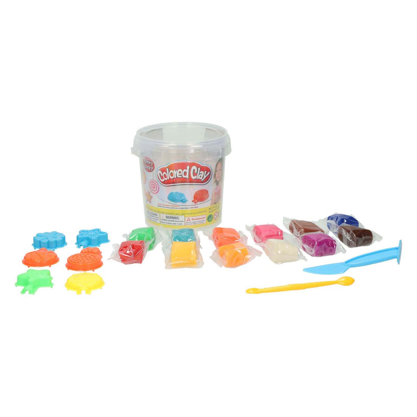 Set di argilla in scatola per realizzare lecca-lecca - 12 colori di argilla