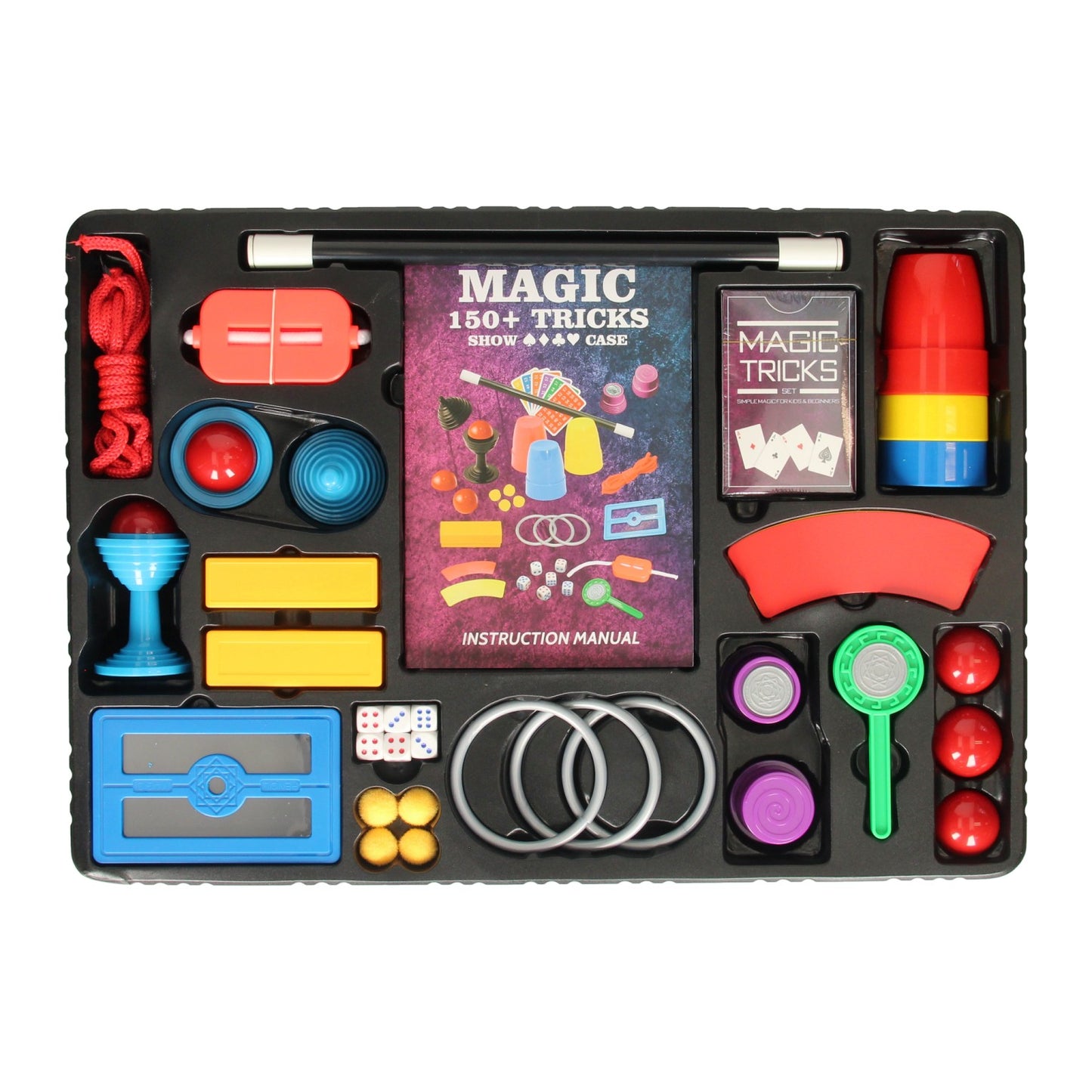 Set de magia, más de 150 trucos