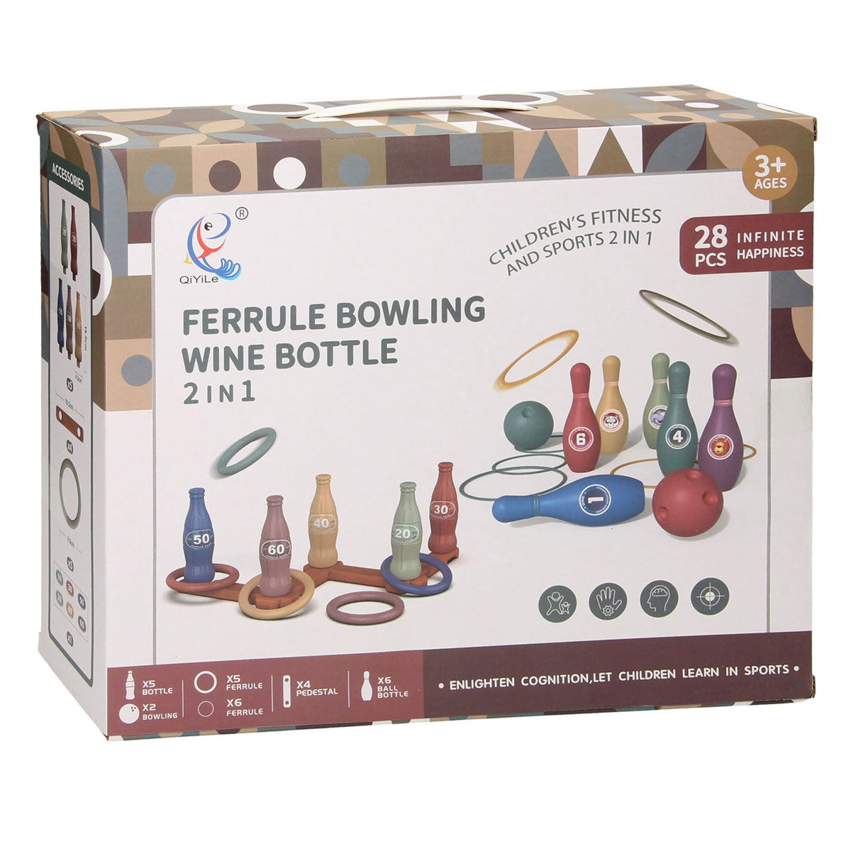 Ringh Throw Bowling Game 2in1