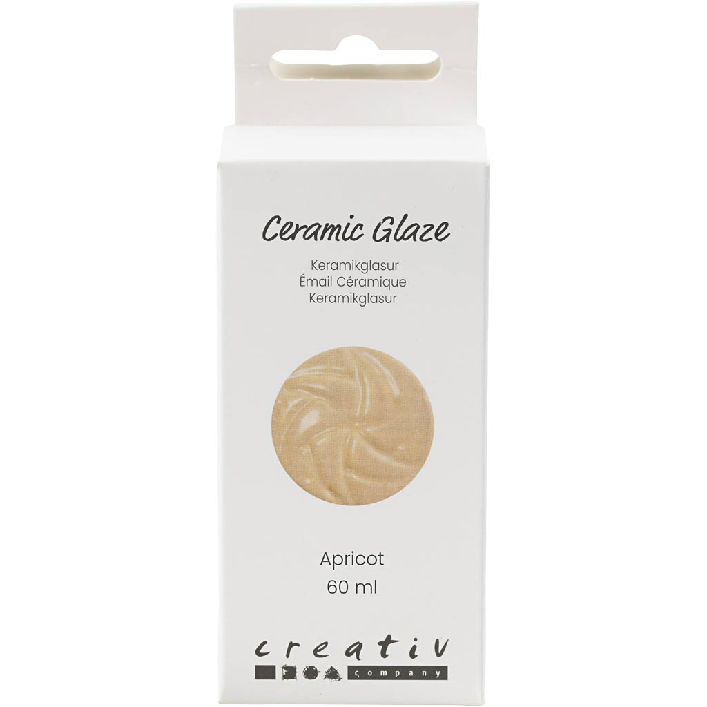 Esmalte cerámico Creativ Company, 984-1101 °c, opaco, albaricoque, 60 ml 1 botella