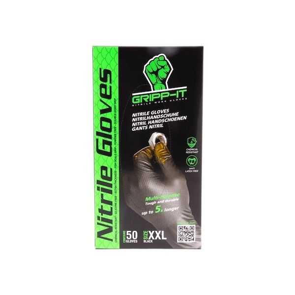Guanti gripp-it gripp-it nitril xxl box di 50 pezzi