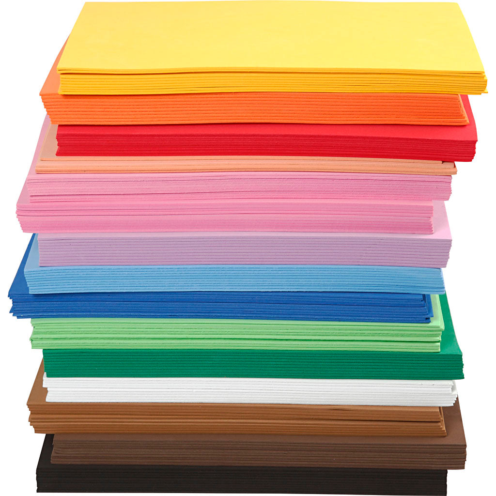 Fogli in schiuma Creativ company, a4, foglio 210x297 mm, spessore 2 mm, fogli 15x10 1 scatola
