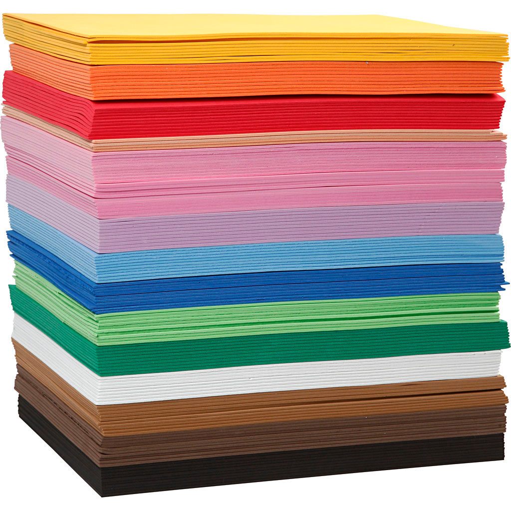 Fogli in schiuma Creativ company, a4, foglio 210x297 mm, spessore 2 mm, fogli 15x10 1 scatola