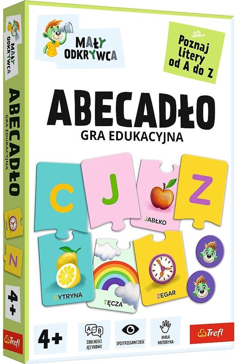 Trefl abecadło gra edukacyjna - gioco educativo abecadło