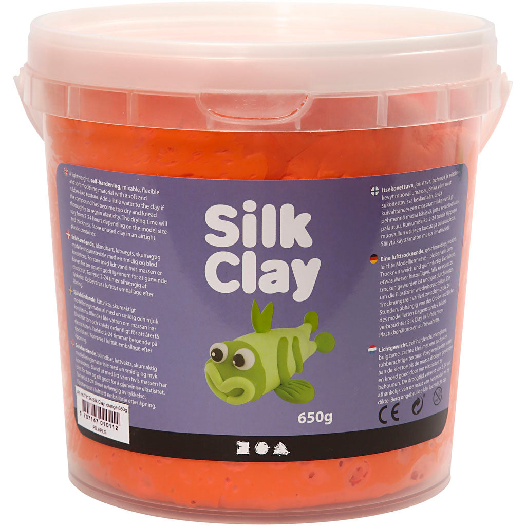 Silk Clay ®, arancione, 650 GR 1 secchio