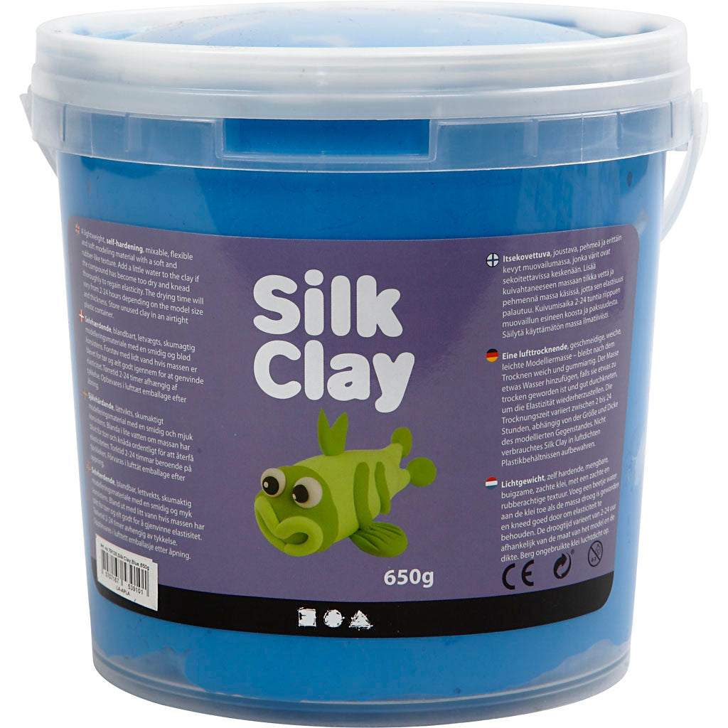 Silk Clay ®, blu, 650 gr 1 secchiello