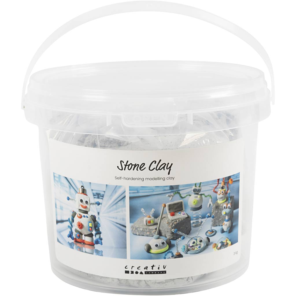 Arcilla de piedra Creativ Company, 3 kg 1 caja