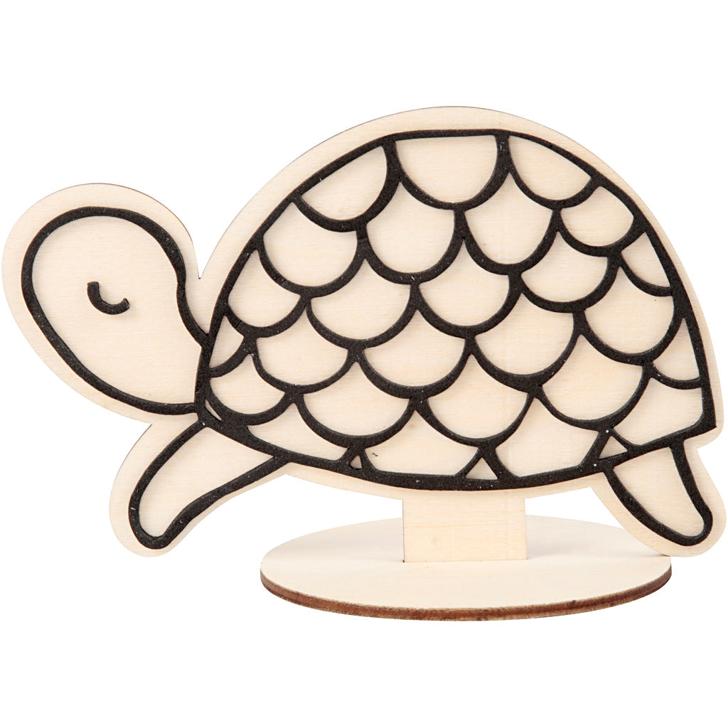 Figura decorativa de la empresa Creativ, tortuga, h: 10 cm, 1 pieza