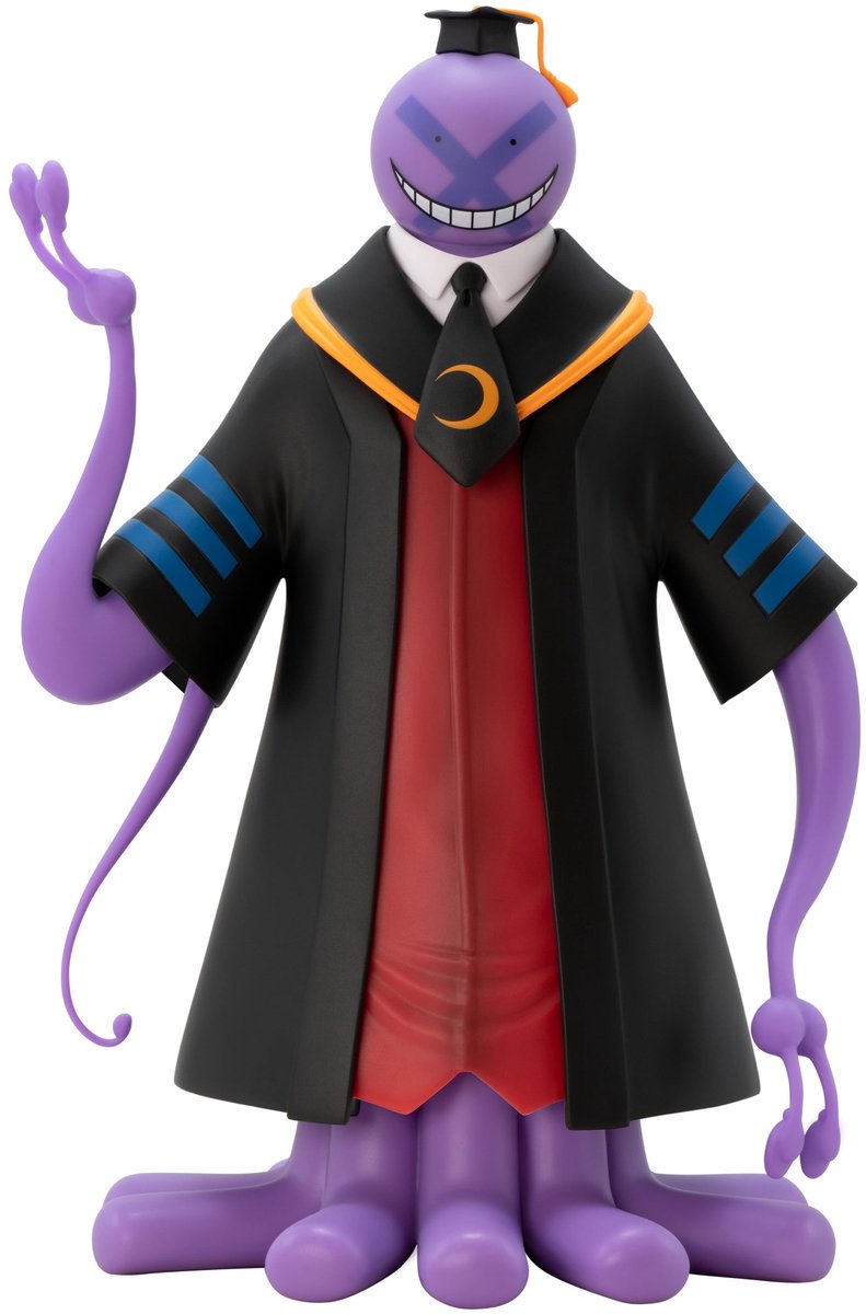 Colección de super figuras Assassination Classroom SFC - Koro sensei violeta figuras coleccionables multicolor