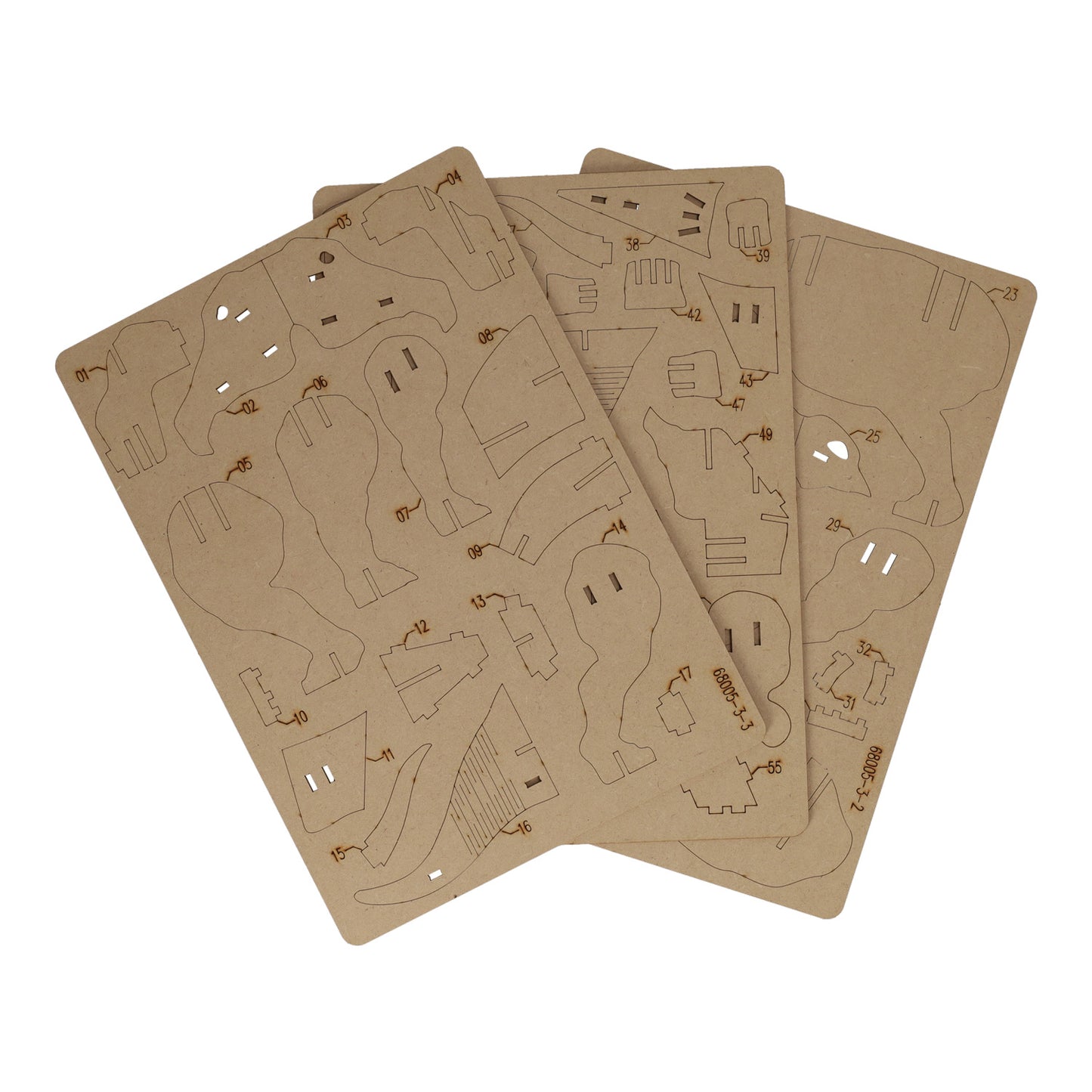 Kit di costruzione in legno triceratopo 3D