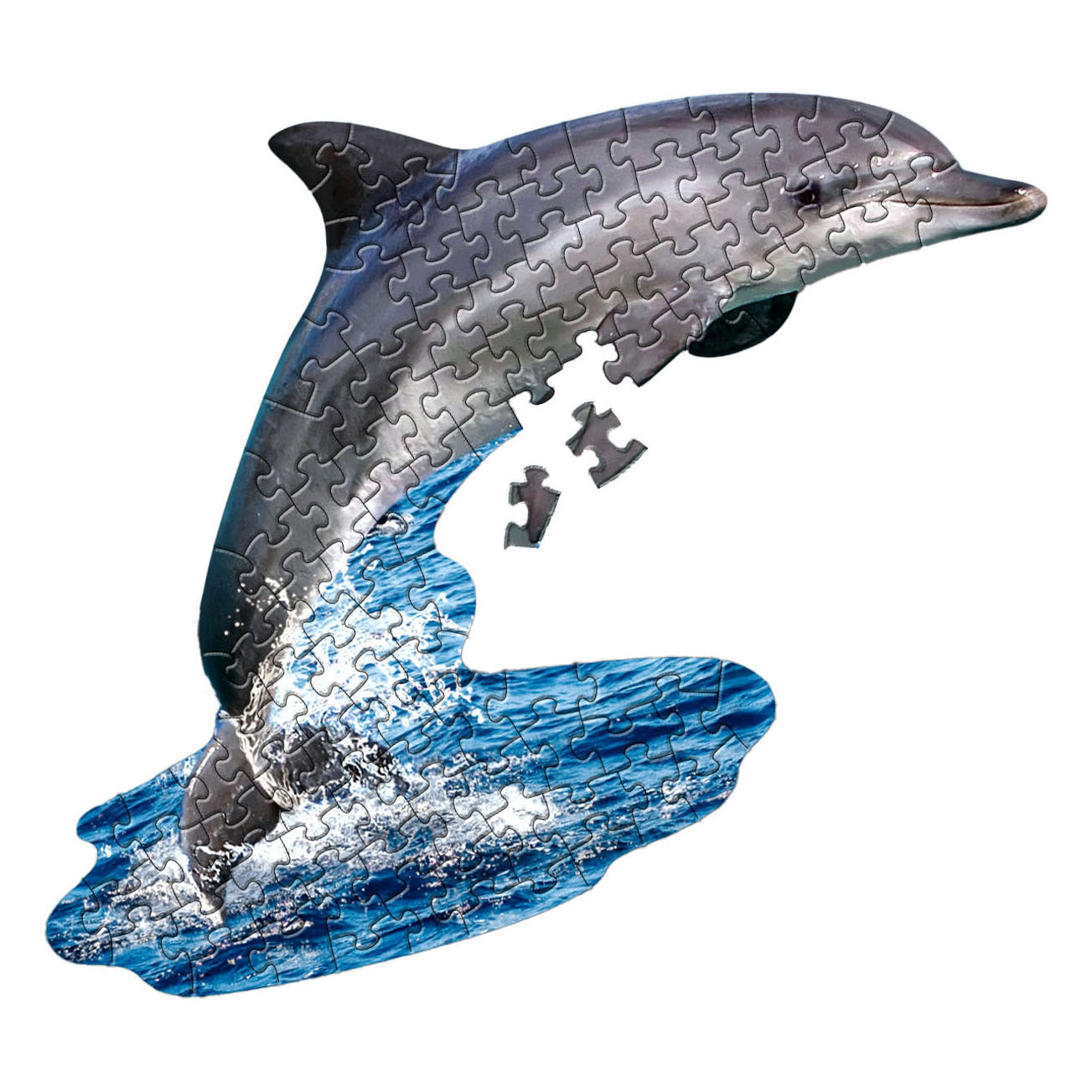 Puzzle a forma di delfino, 100 pz.