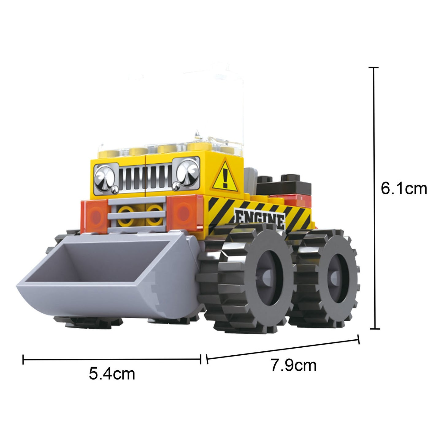 Kit de construcción para cargador frontal - 60 piezas.