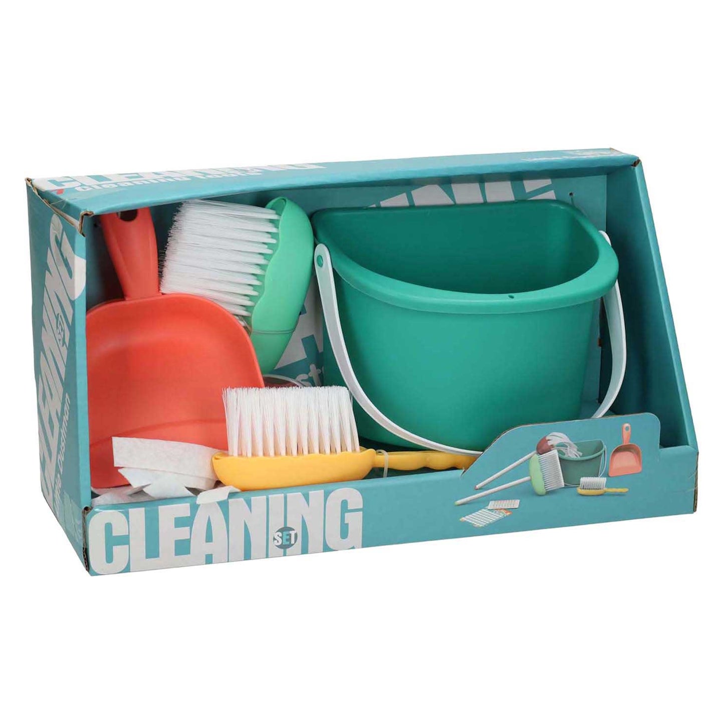Set pulizia, 7 pezzi.