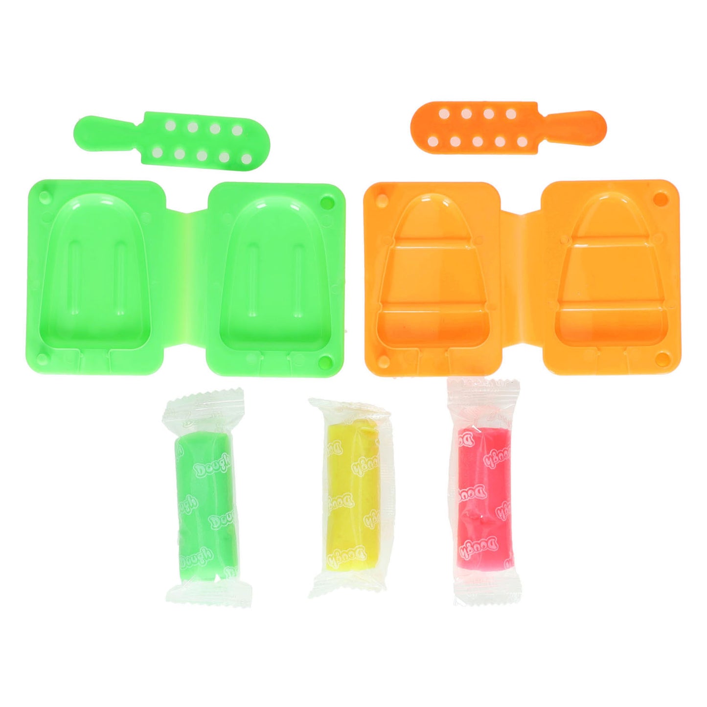 Set di argilla per gelato - 3 colori di argilla - 6 pz.