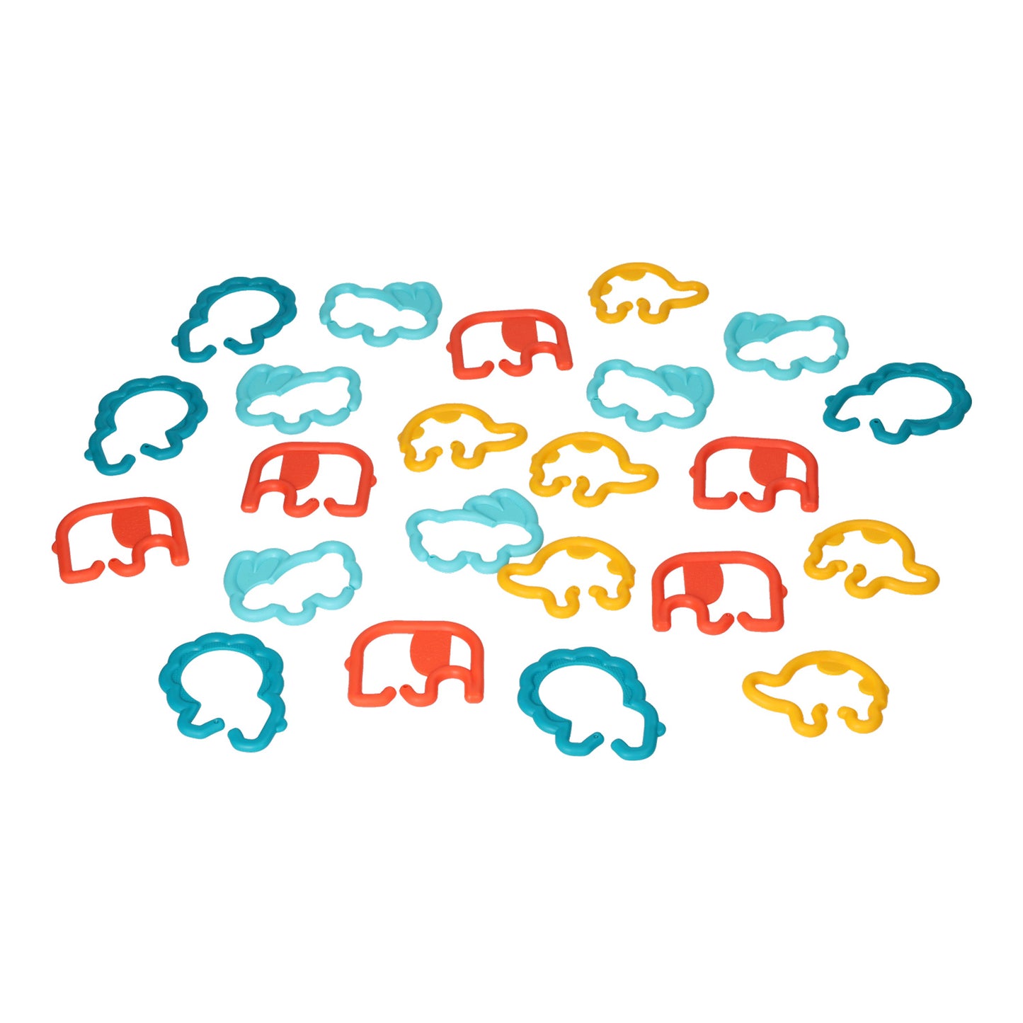 Animali in catena a maglie, 24 pz.