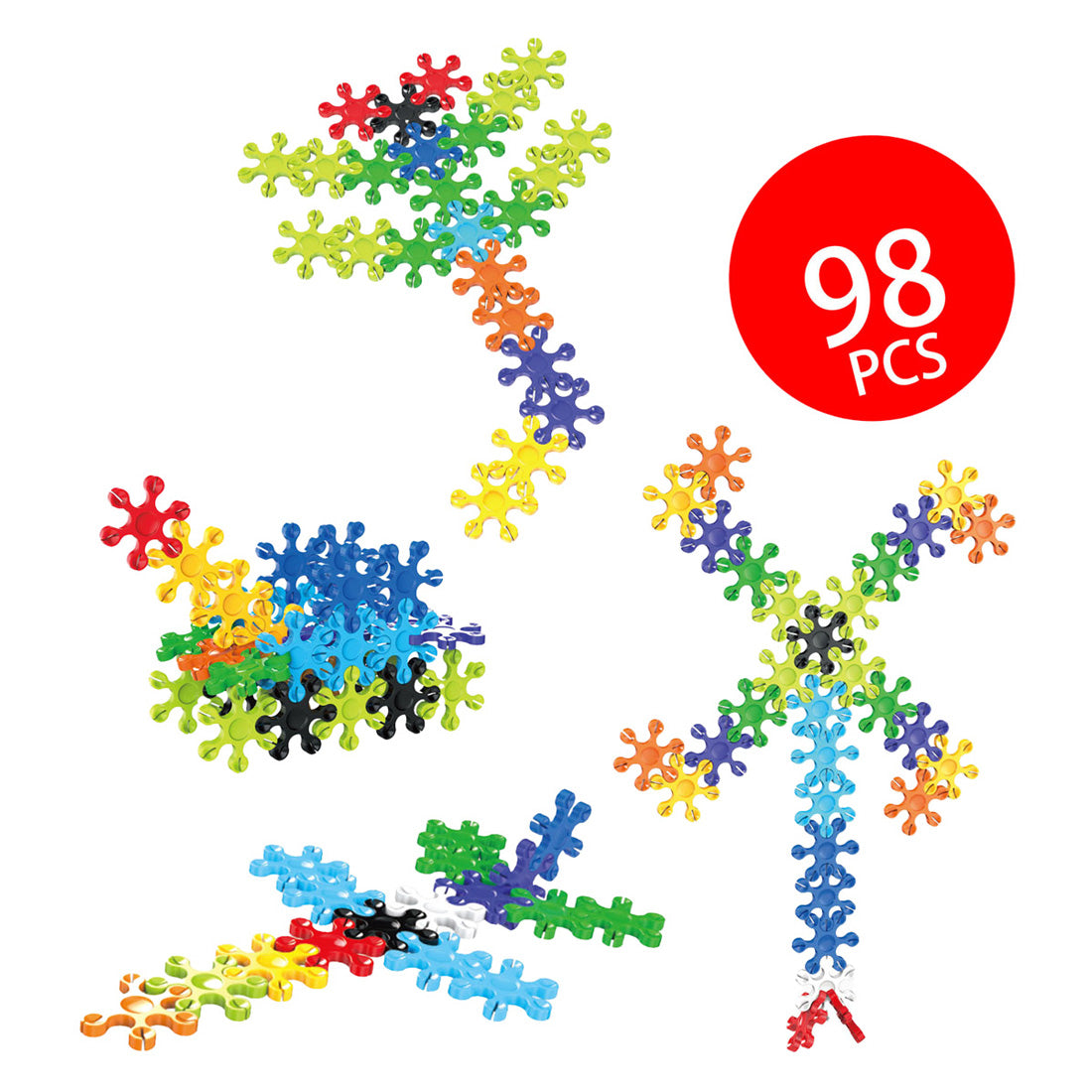 Turni di costruzione, 98 parti.