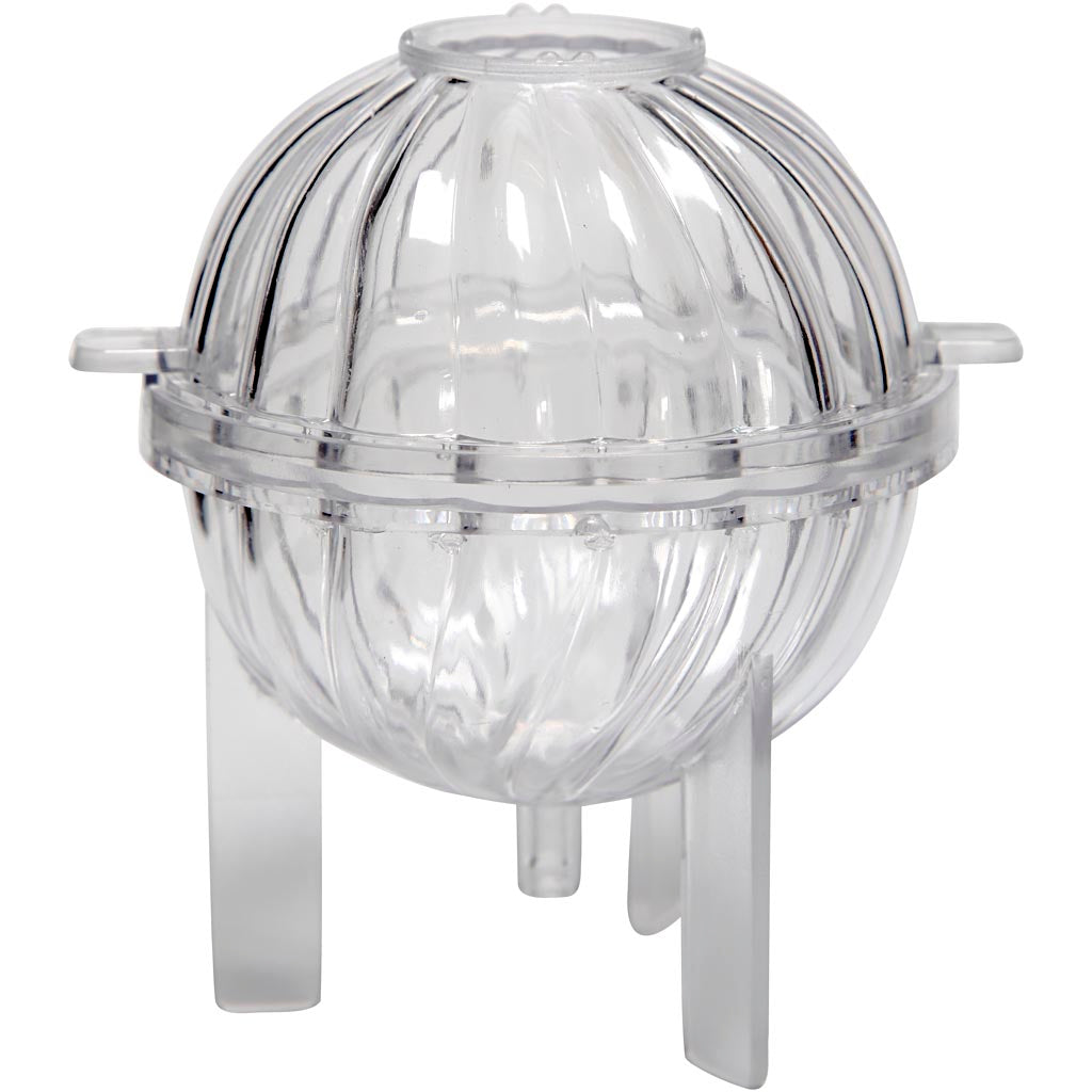 Stampo per candela Creativ Company, sfera con spirale, h: 70 mm, 1 pezzo