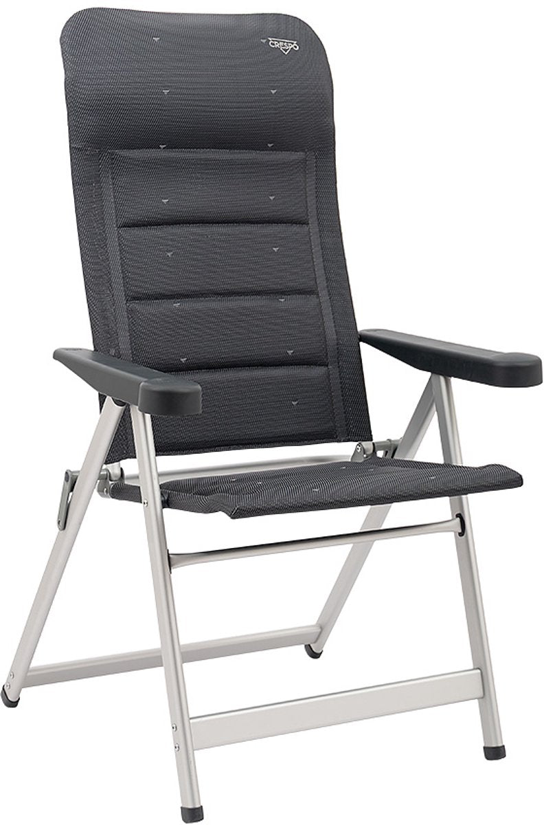 Crespo - sedia reclinabile - m - al 237 - deluxe - grigio scuro