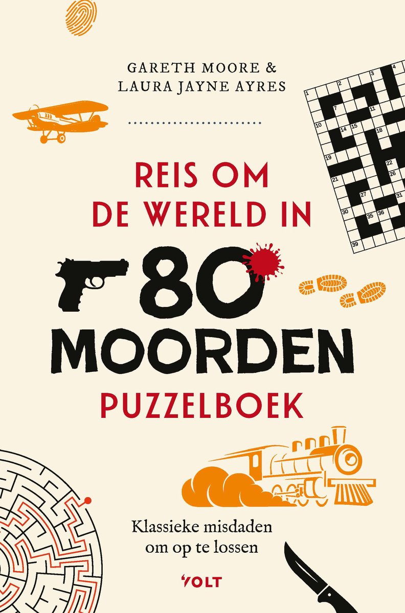 Reis om de wereld in 80 moorden puzzelboek