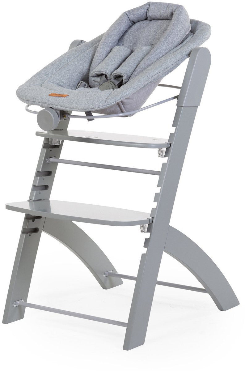 Childhome newborn evosit zitje – inclusief jersey hoes – verstelbaar – voor evosit lambda 3 – grijs