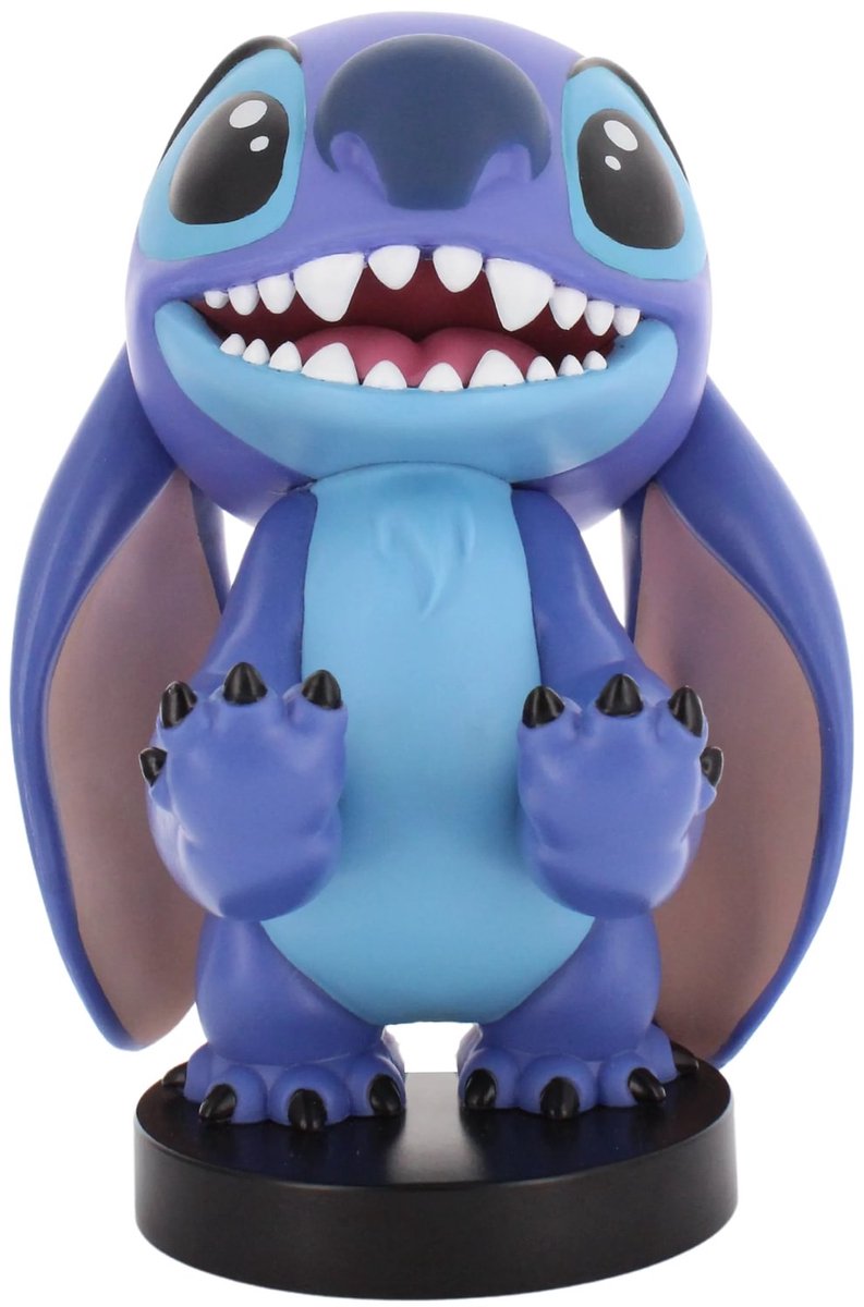 Cableguys stitch - smiley - figurine standaard voor telefoon | controller | oplaadcase (cable guys original)