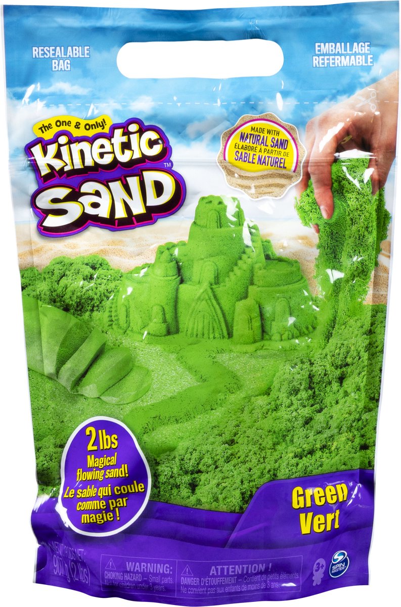 Sacca di sabbia di sabbia cinetica spinmaster verde (907 g)