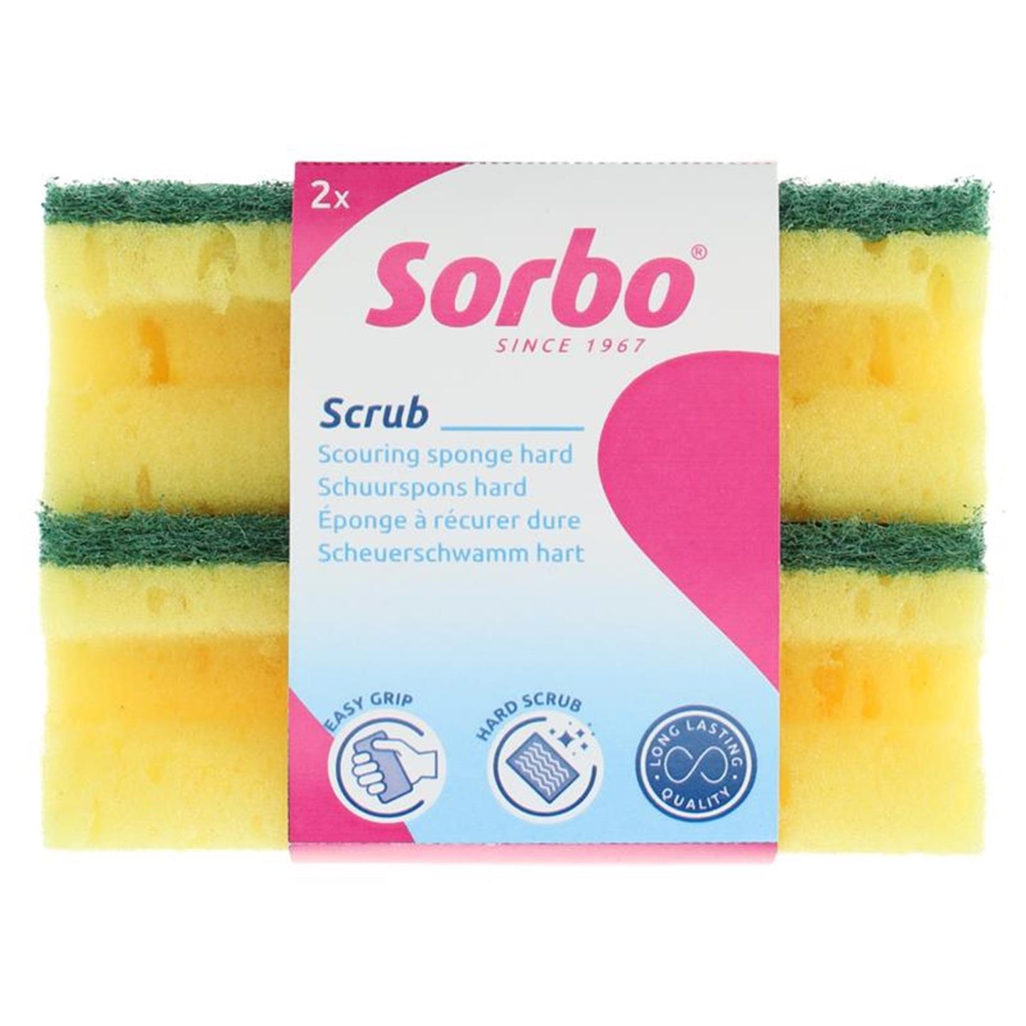 Estropajo Sorbo con mango set a 2 xl