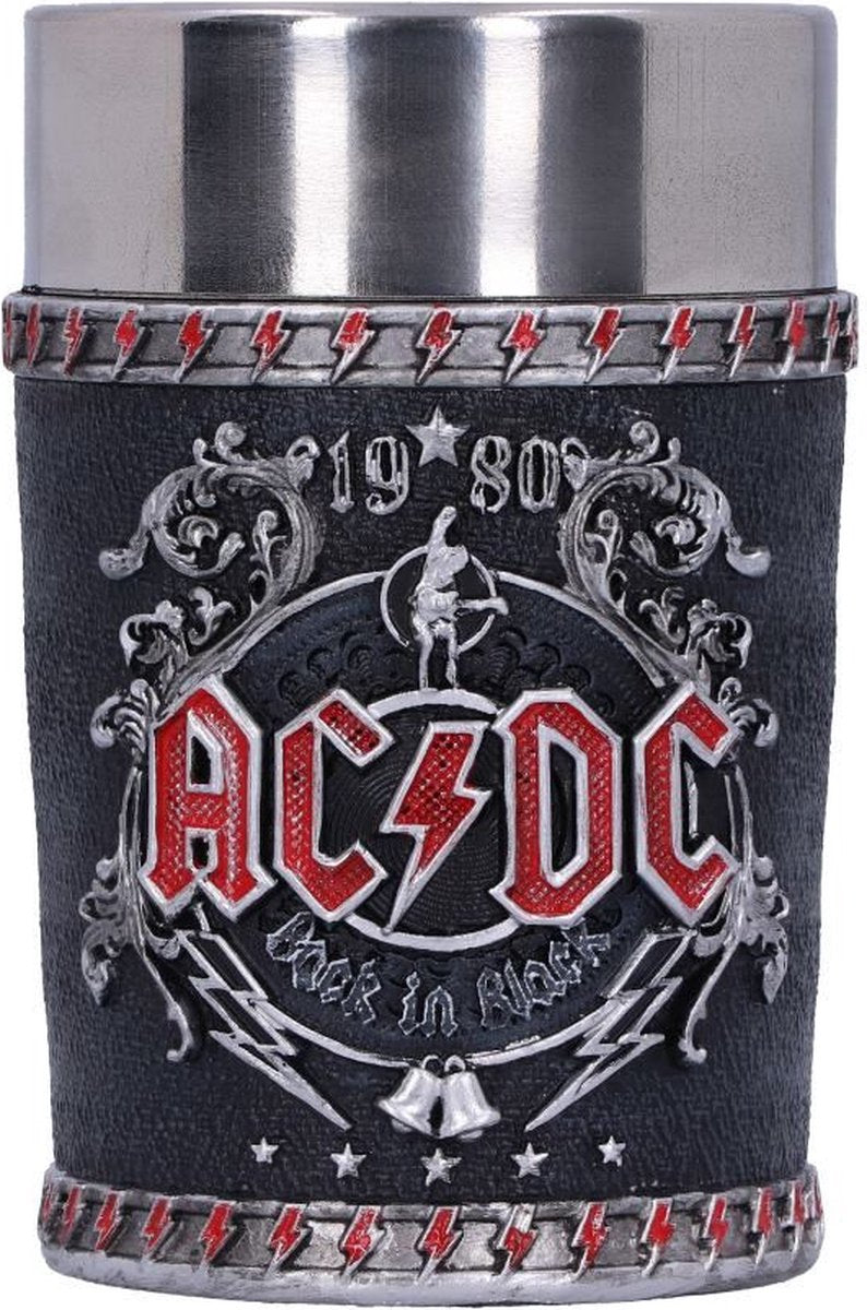 Nemesis now - ac dc back en vaso de chupito negro - multicolor