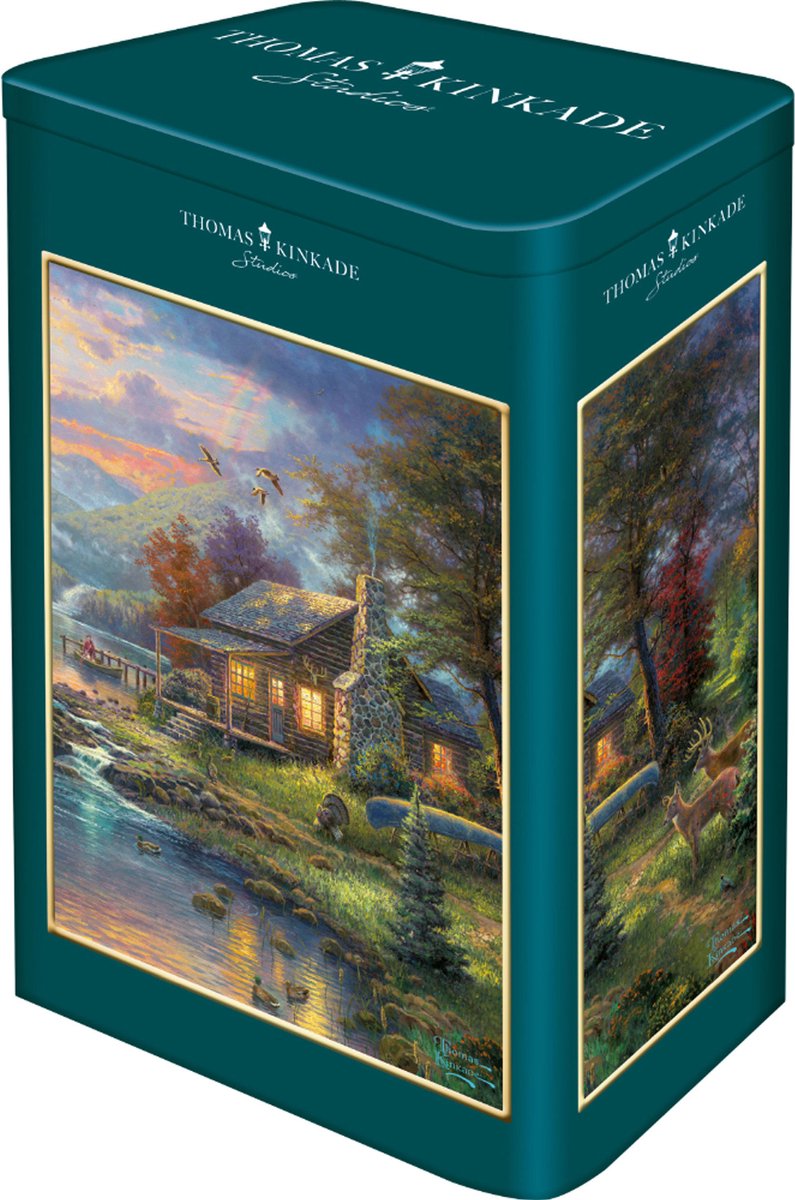Schmidt - rompecabezas - paraíso de la naturaleza - thomas kinkade - 500 piezas - niños - a partir de 10 años
