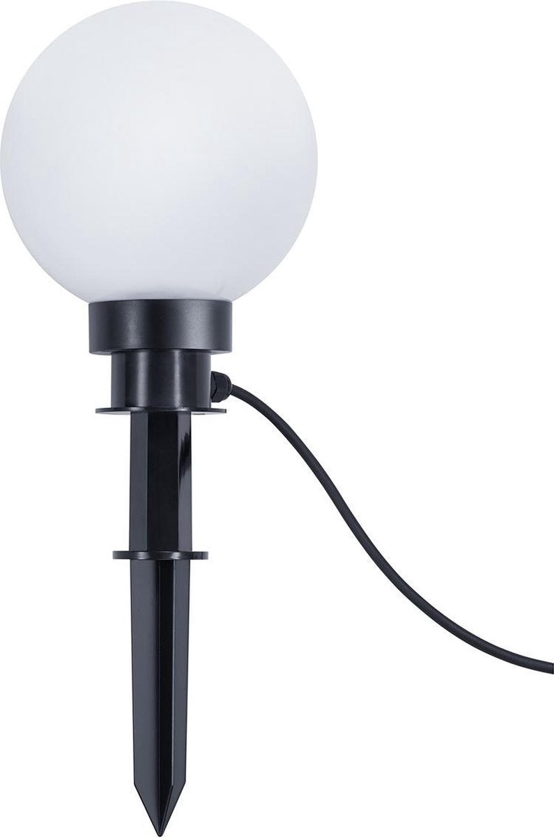 Rl live your light reality bolo - picchetto - nero - escl. 1x e27 23w - illuminazione da esterno - ip44
