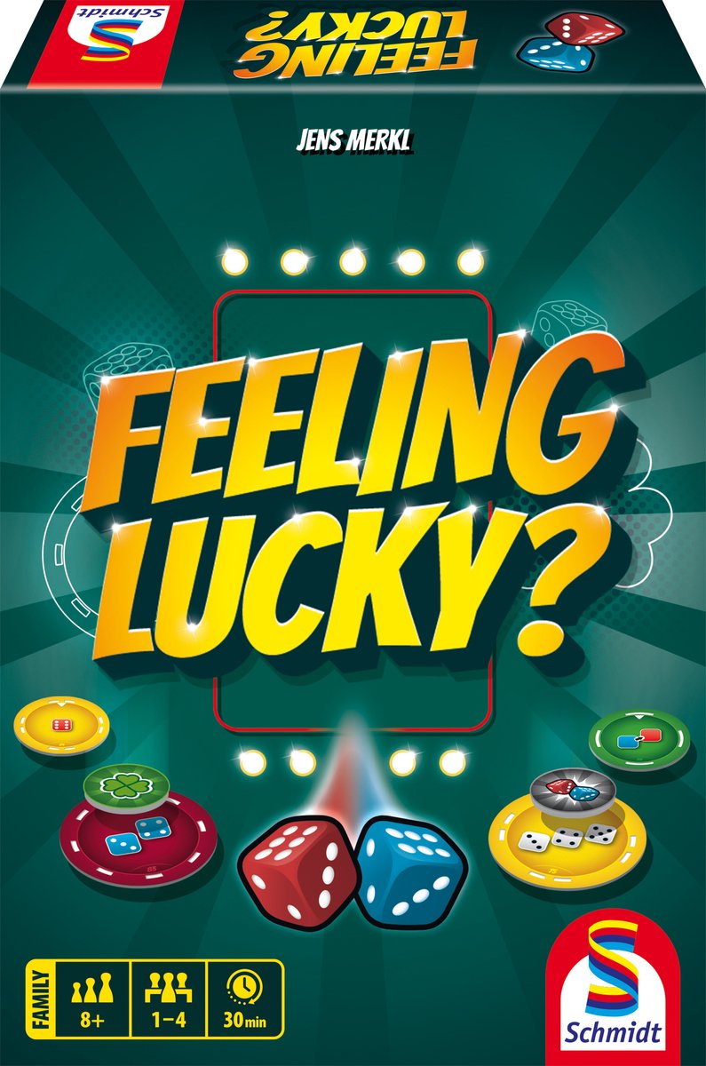 Schmidt spiele schmidt® - geht noch was? (feeling lucky?) - dobbelspel - strategisch push-your-luck spel - vanaf 8 jaar - 1-4 spelers