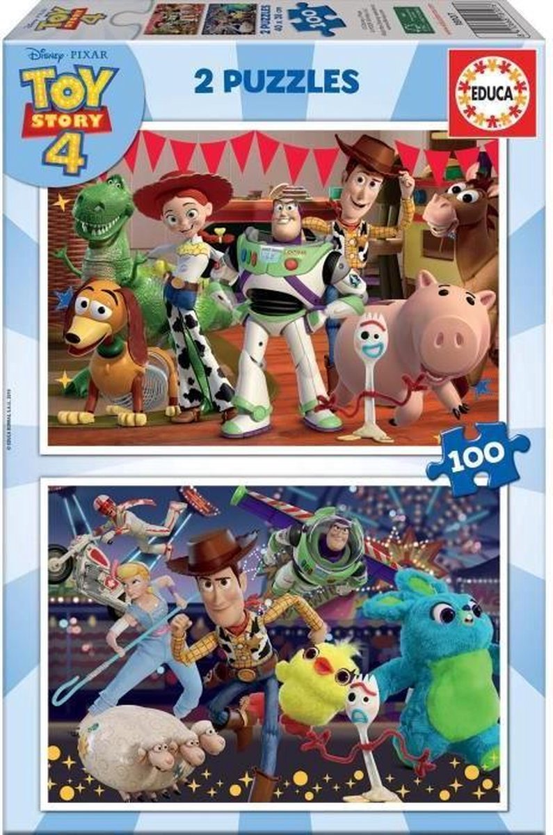 Educa - puzzel - 2 x 100 stuks - toy story