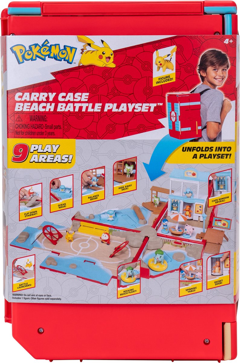 Pokémon Jazwares: set da gioco da spiaggia con valigetta