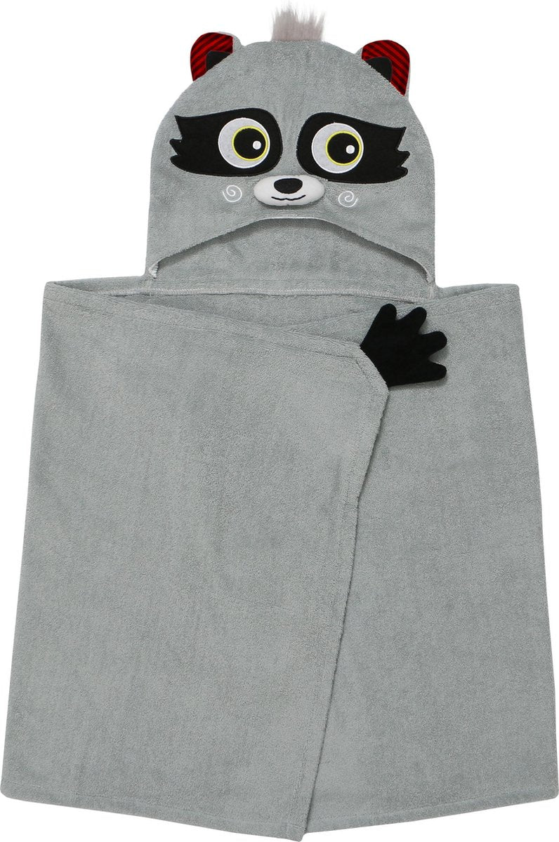 Capa de baño infantil Zoocchini - el mapache rocco
