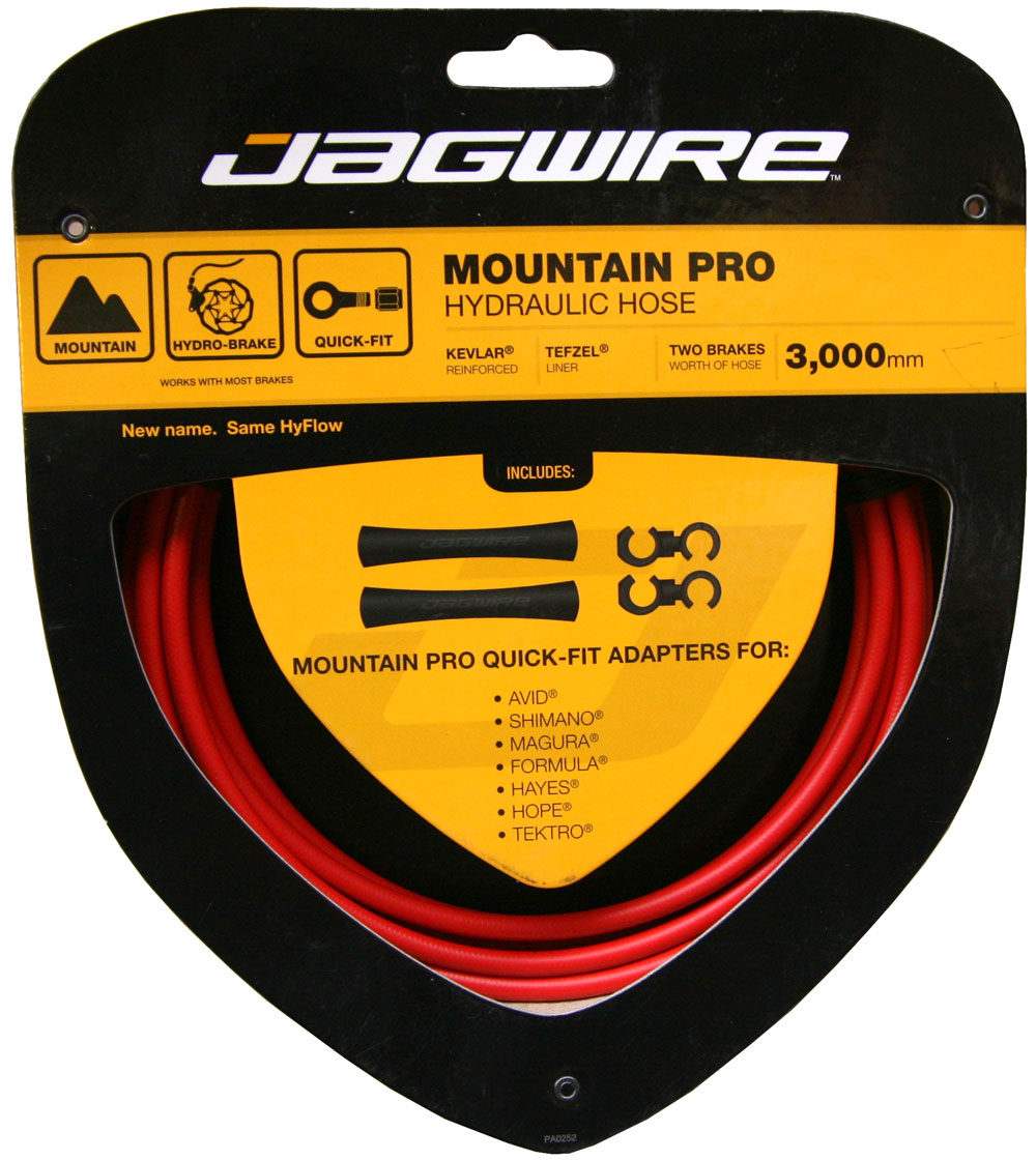 Set tubi idraulici Jagwire Mountain Pro rosso