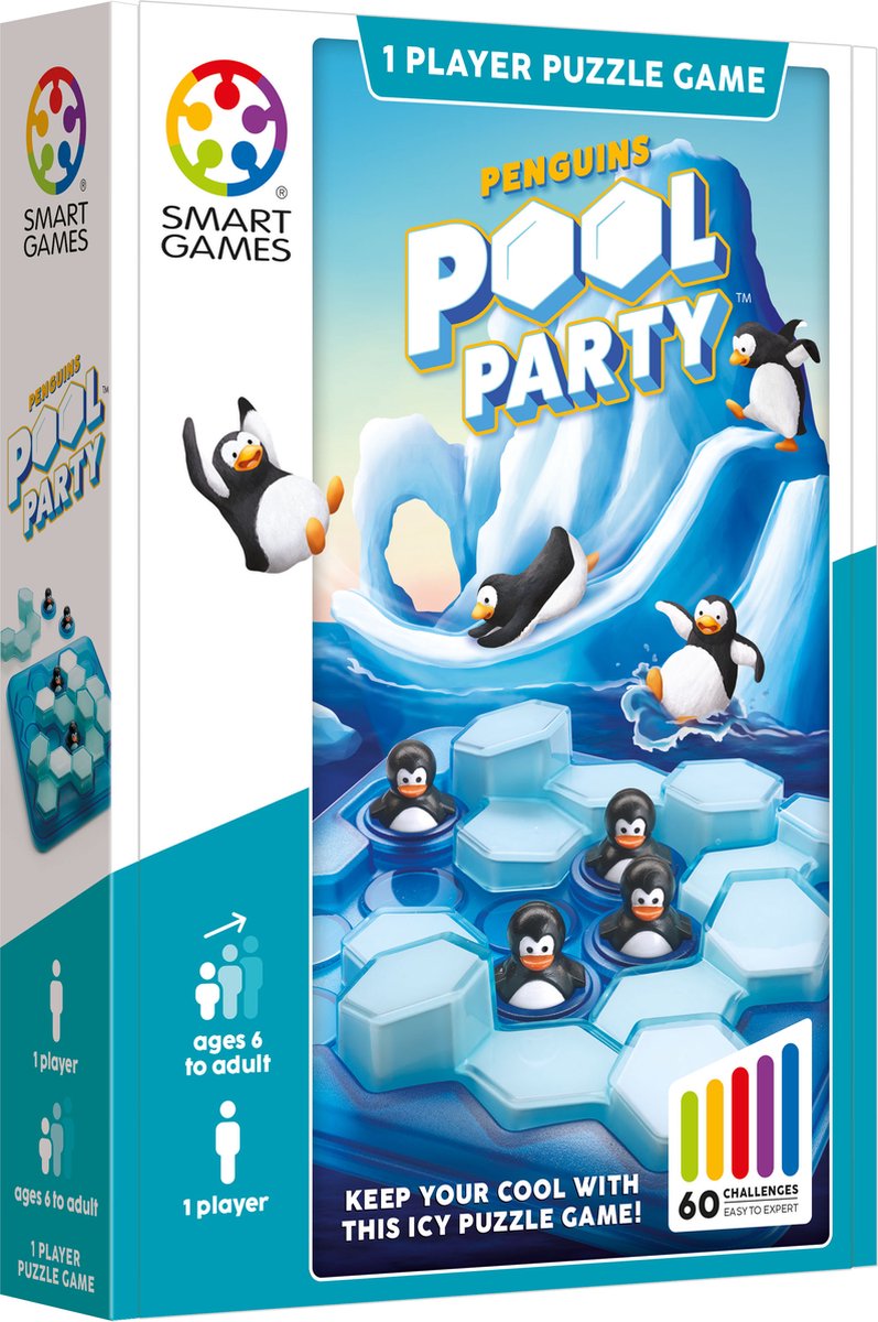 SmartGames Penguins Pool Party - Game Thinking Game