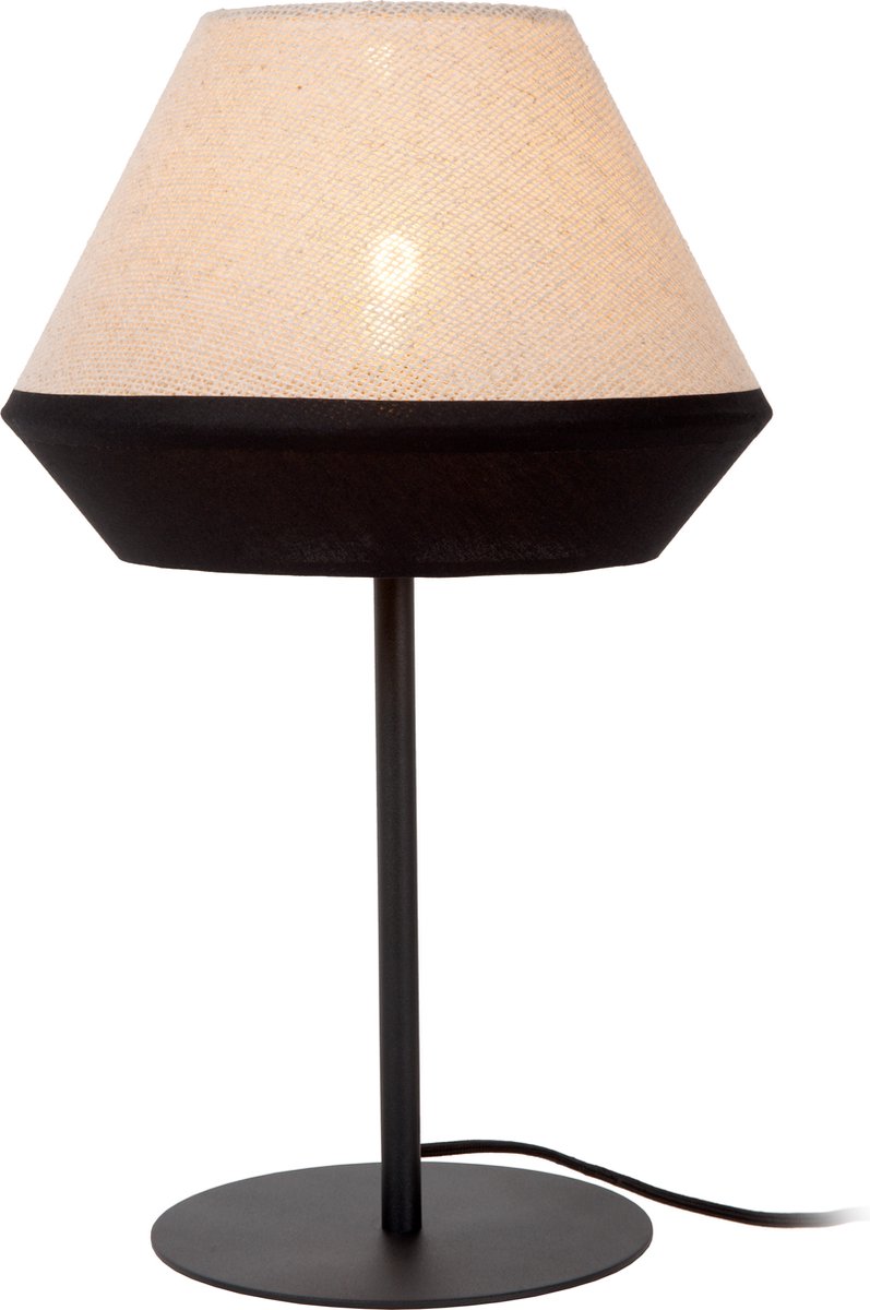 Lucide kala - lámpara de mesa - ø 25 cm - 1xe14 - topo