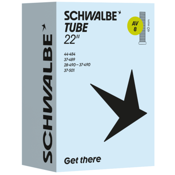 Camera d'aria Schwalbe av8 22 28-44-484 501mm - valvola 40mm