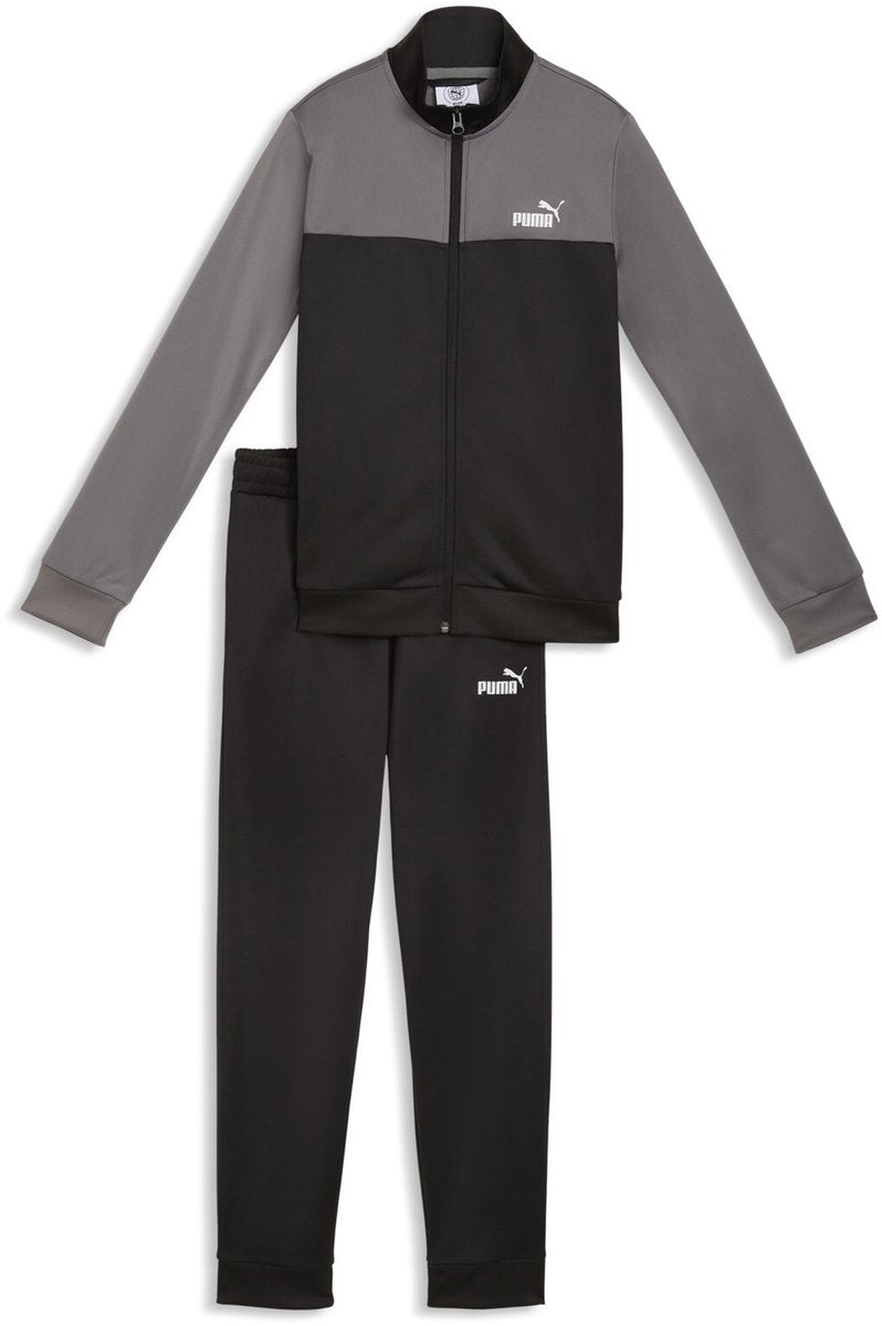 Tuta da ginnastica unisex Puma Poly Colorblock Suit B - nera