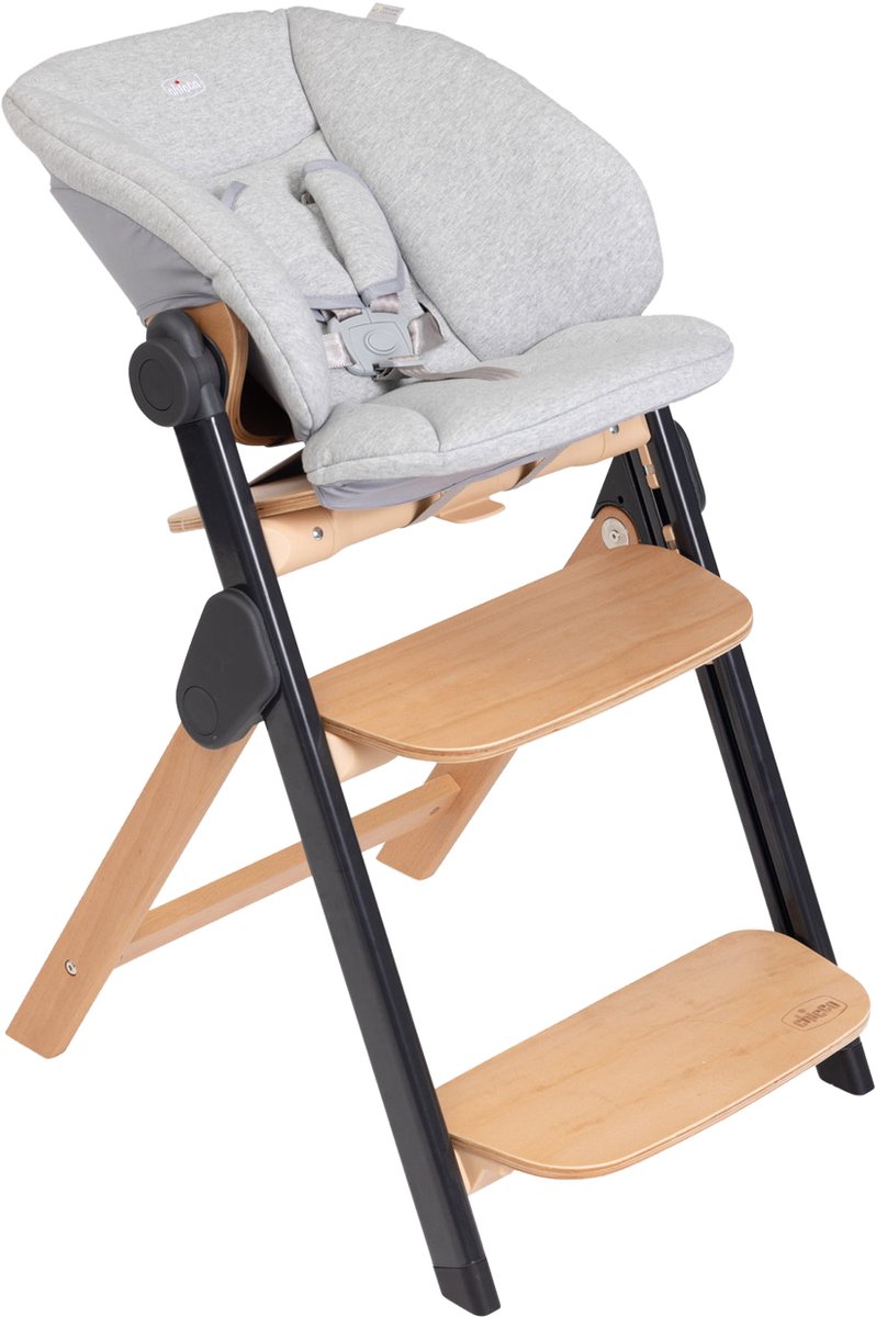 Chicco - meraviglia - kinderstoel - eetstoel - ebony