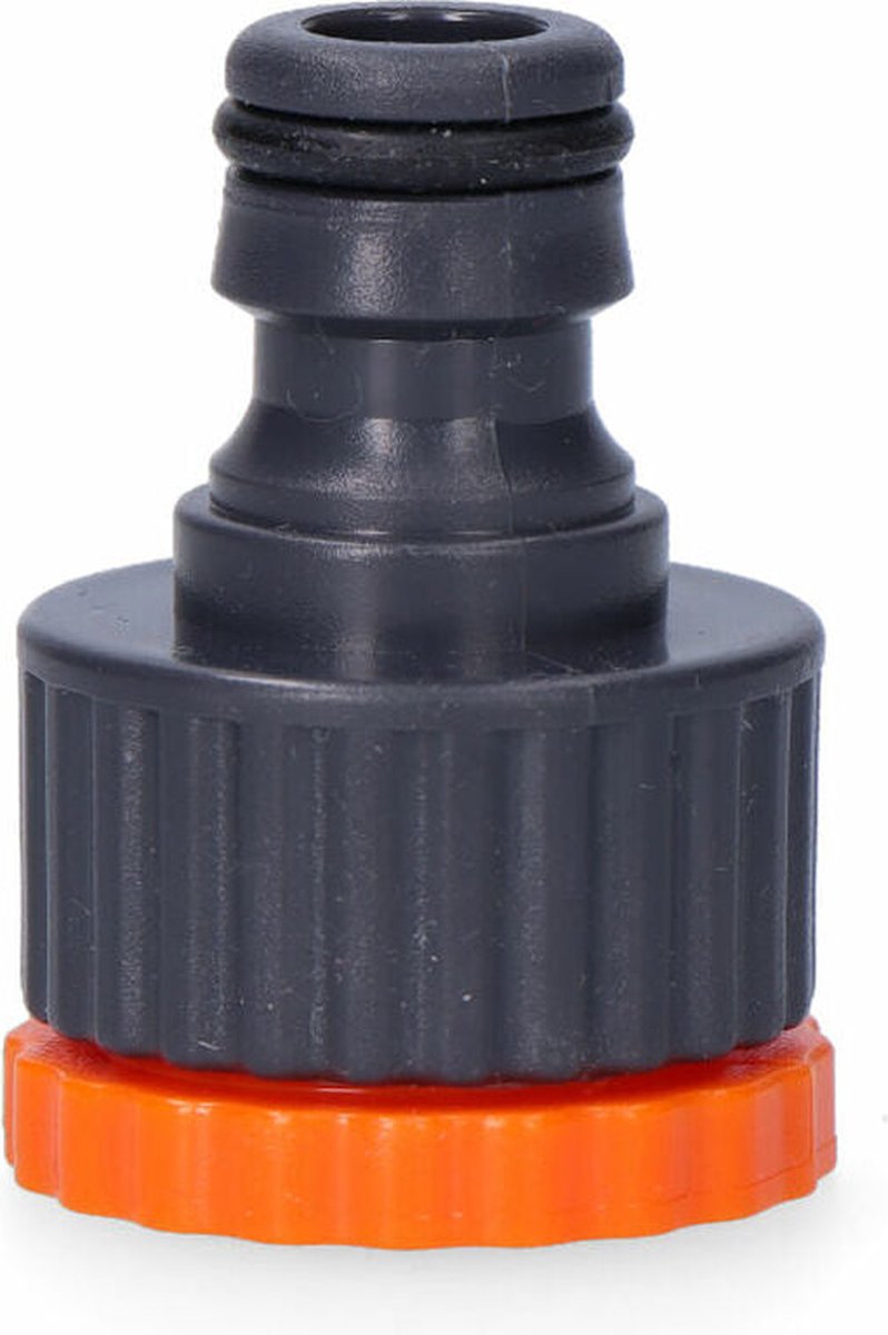 Edm kraanstuk tuinslang - 1 2 3 4 - binnendraad - oranje